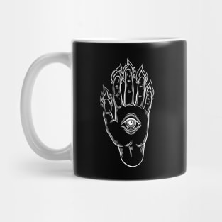 Mysterious Eye. Magic Hand Mug